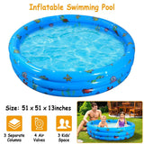 51x13" Inflatable Swimming Pool Outdoor Recreation - Tophatter Daily Deals