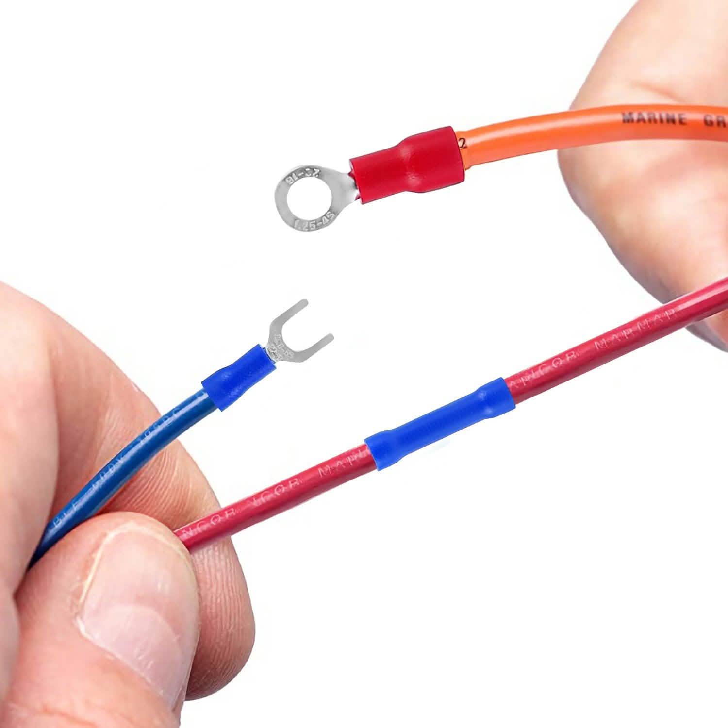 520-Pieces: Insulated Electrical Wire Splice Terminal Home Improvement - Tophatter Daily Deals