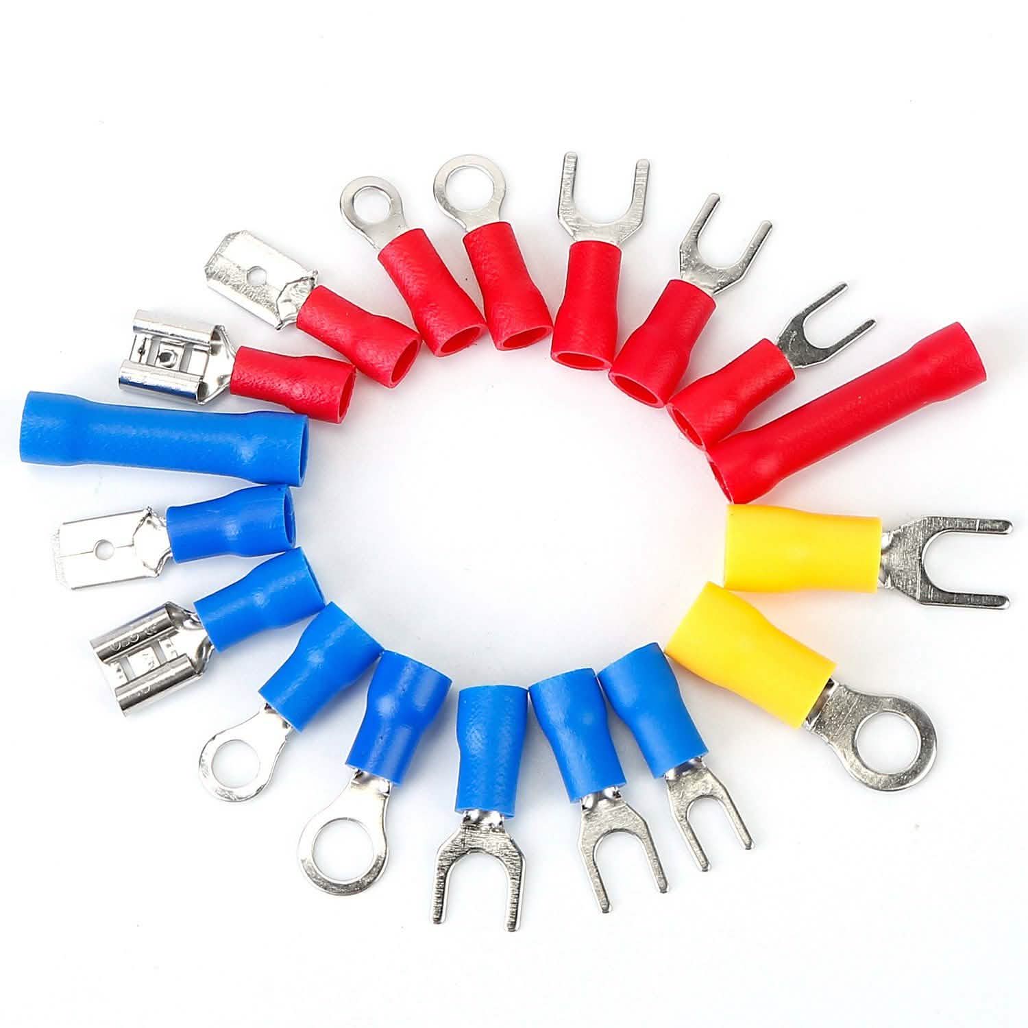520-Pieces: Insulated Electrical Wire Splice Terminal Home Improvement - Tophatter Daily Deals