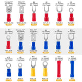 520-Pieces: Insulated Electrical Wire Splice Terminal Home Improvement - Tophatter Daily Deals