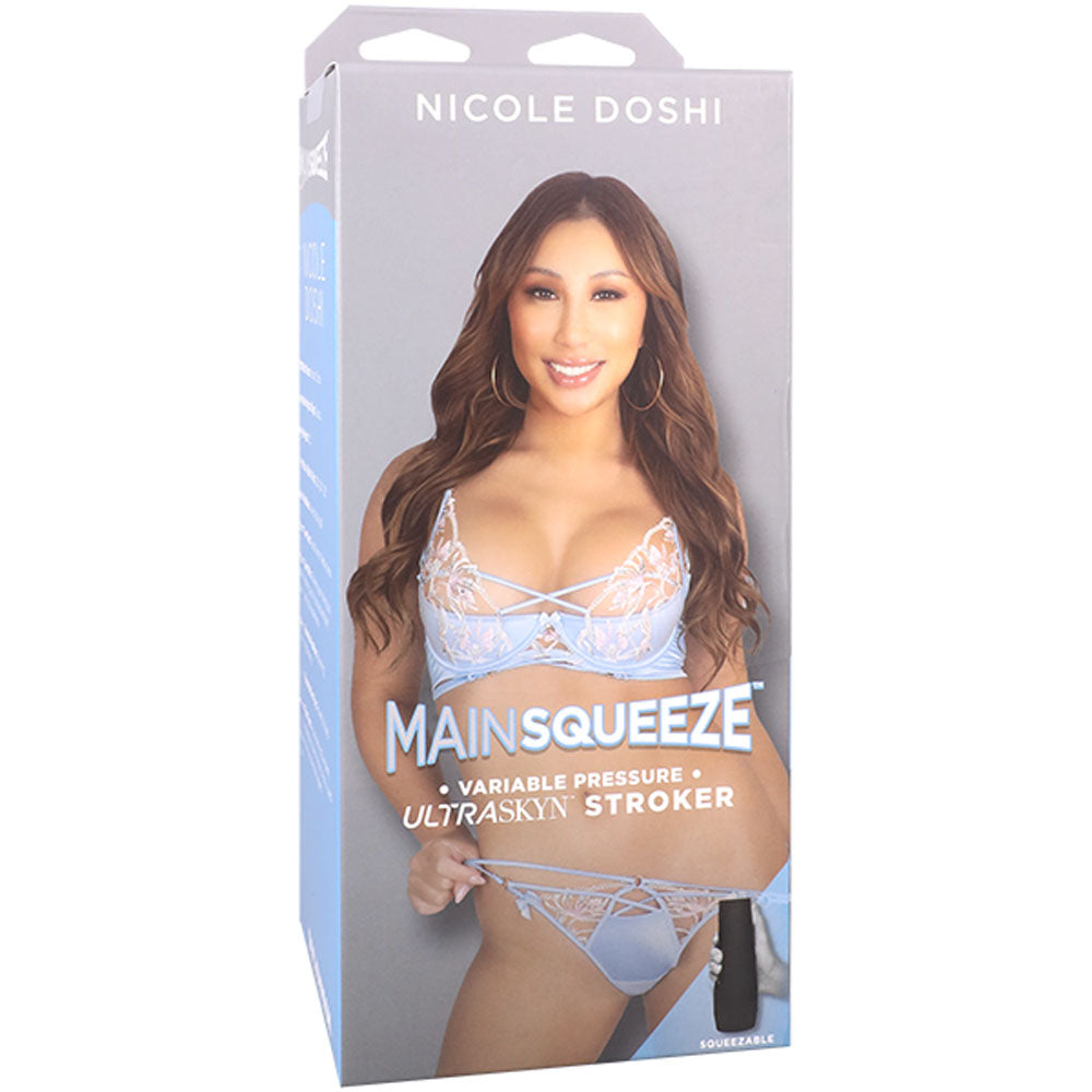 Nicole Doshi Main Squeeze Ultraskyn – Lifelike Textured Hard-Case Male Masturbator > Sex Toys For Men > Masturbators > Pornstar - Tophatter Daily Deals