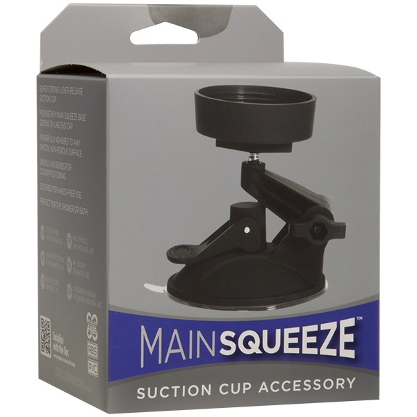 Main Squeeze Suction Cup Accessory (Black) – Hands-Free Accessory for Strokers > Sex Toys For Men > Masturbators > Manual - Tophatter Daily Deals