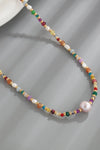 Multicolored Bead Necklace Necklaces - Tophatter Daily Deals