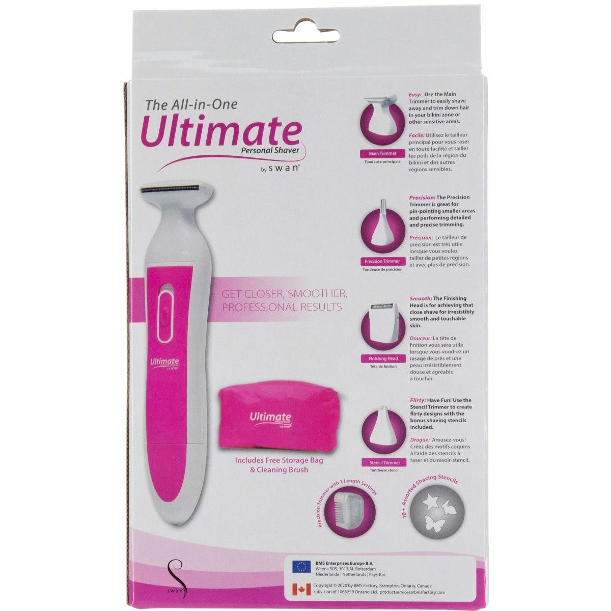 Swan Ultimate Personal Shaver for Women Personal Shaver - Tophatter Daily Deals