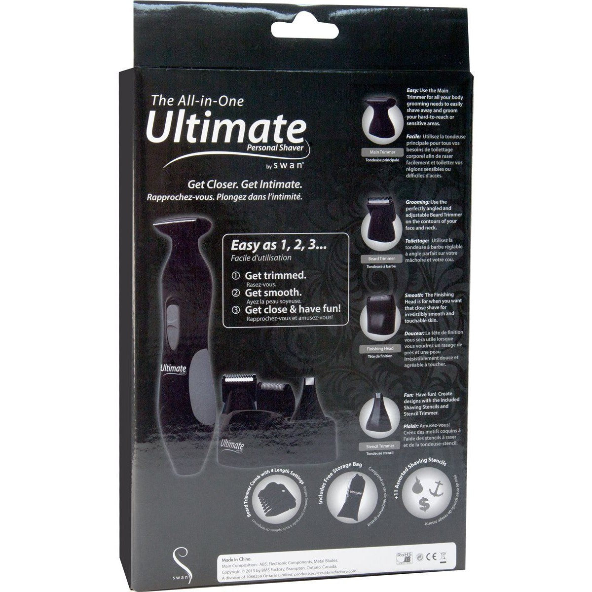 Swan Ultimate Personal Shaver for Men Personal Shaver - Tophatter Daily Deals