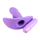 Mystery High Silicone Mini Vibrator 3" in Purple Vibrator - Tophatter Daily Deals