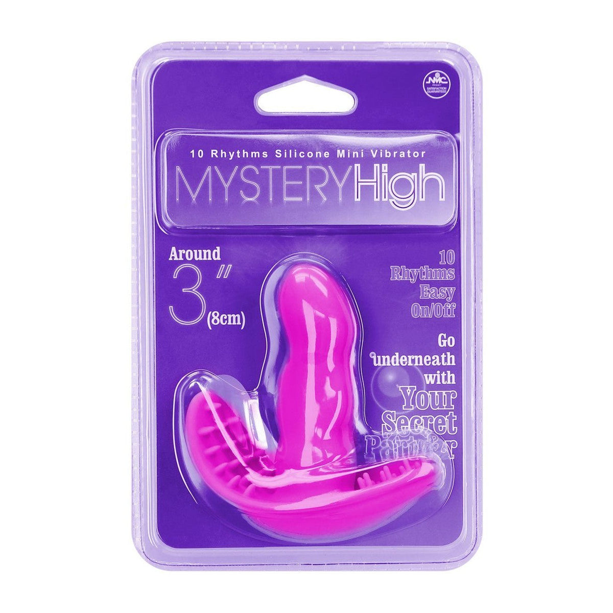 Mystery High Silicone Mini Vibrator 3" in Pink Vibrator - Tophatter Daily Deals