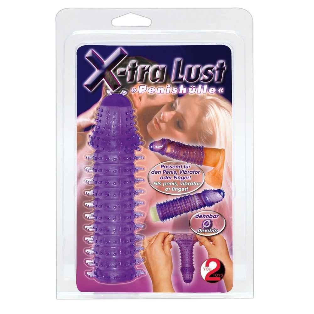 You2Toys Xtra Lust – 6 Inch Nubby Penis Sleeve > Sex Toys For Men > Penis Sleeves - Tophatter Daily Deals