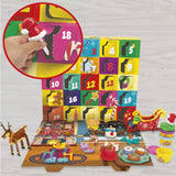 Play-Doh Christmas Advent Calendar with 24 Cans and 28 Fun Tools for Kids Advent Calendar - Tophatter Daily Deals