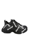 Balenciaga Triple S Logotype Sneakers Black Footwear - Tophatter Daily Deals
