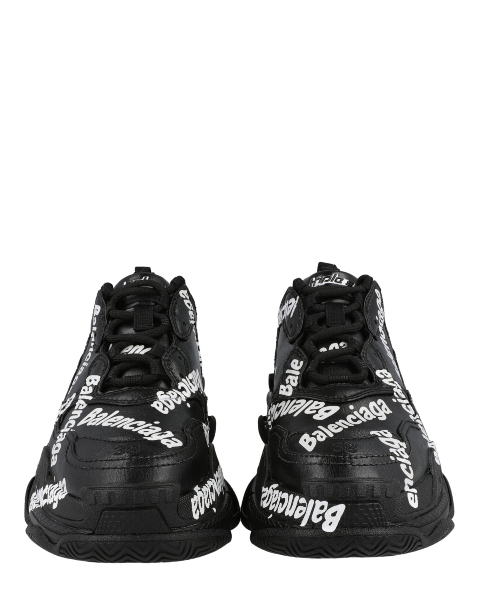 Balenciaga Triple S Logotype Sneakers Footwear - Tophatter Daily Deals