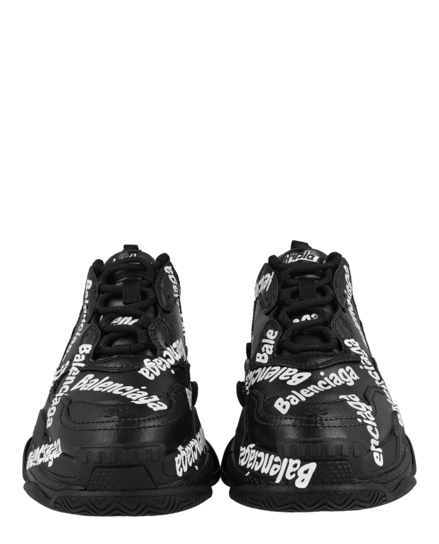 Balenciaga Triple S Logotype Sneakers Footwear - Tophatter Daily Deals
