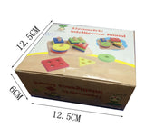 Baby Game Toys Wooden Puzzle Educational Toy Geometric shapes Game Toys Stick Baby Kid Children Intelligence Puzzle for Kid 0 - Tophatter Daily Deals