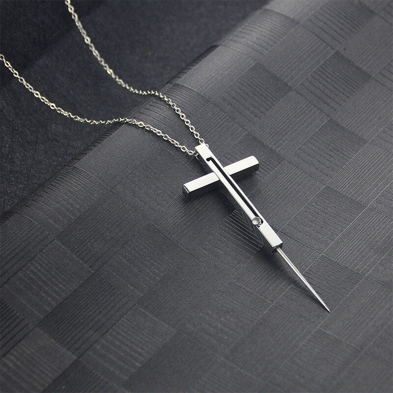 Metal Self Defense Necklace Needle Knife-GS105 BEST SELLERS - Tophatter Daily Deals