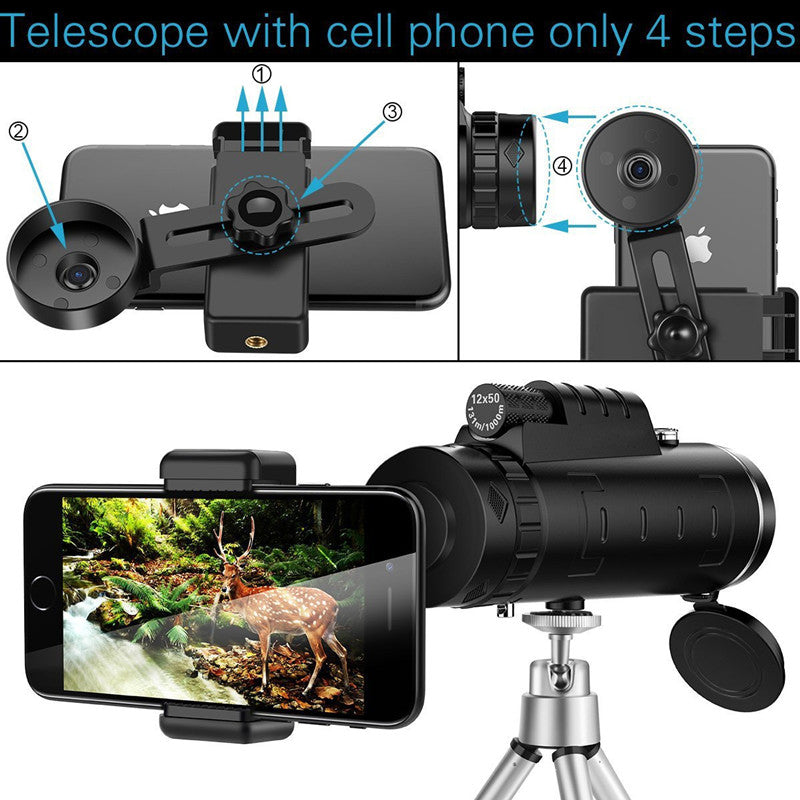 40X60 monocular telescope 0 - Tophatter Daily Deals
