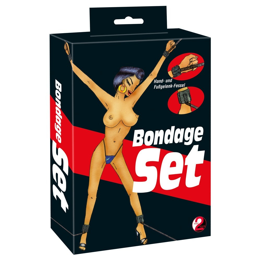 Soft Bondage Kit (Black) – Sleek and Comfortable Bondage Accessories > Bondage Gear > Bondage Kits - Tophatter Daily Deals