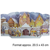 Cathedral Place | 3D Freestanding Traditional Christmas Paper Advent Calendar Advent Calendar - Tophatter Daily Deals