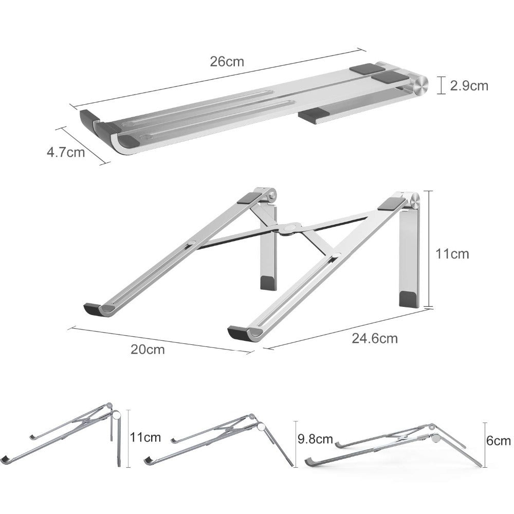 Aluminum notebook stand 0 - Tophatter Daily Deals