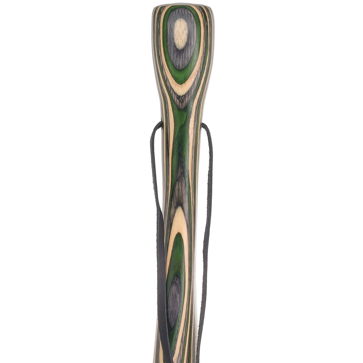 USA-Made Hiking Staff Bean Laminated Colorwood: Compass - Tophatter Daily Deals