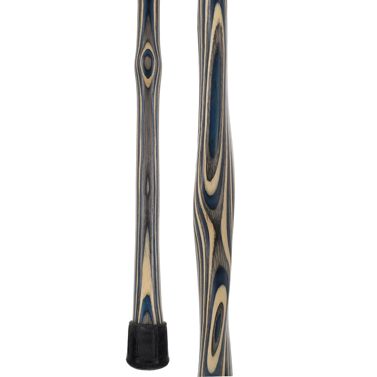 USA-Made Caribbean Wave Hiking Staff: Maple, Compass Colortone Classic Hiking Staffs - Tophatter Daily Deals