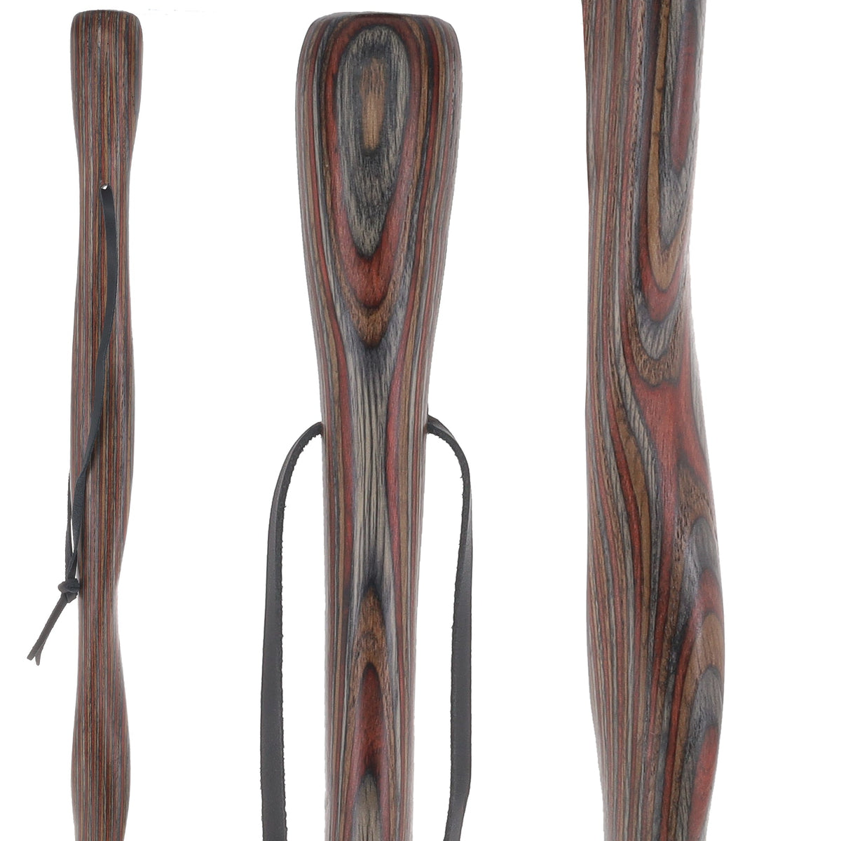 USA-Made Hiking Staff Royal Jacaranda Colorwood: Compass Colortone Classic Hiking Staffs - Tophatter Daily Deals
