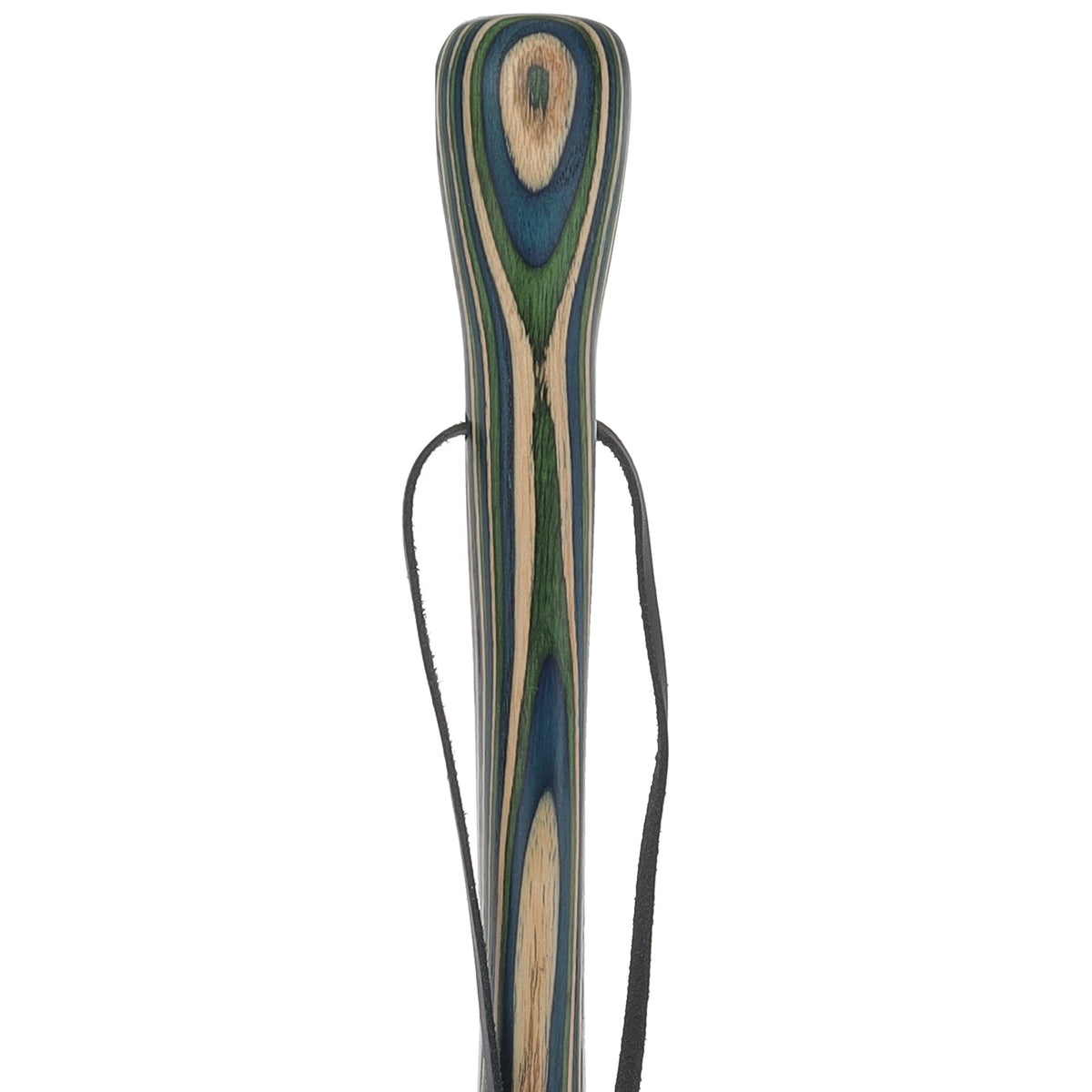 USA-Made Blue/Green/Brown Light Hiking Staff: Birch, Compass Colortone Classic Hiking Staffs - Tophatter Daily Deals
