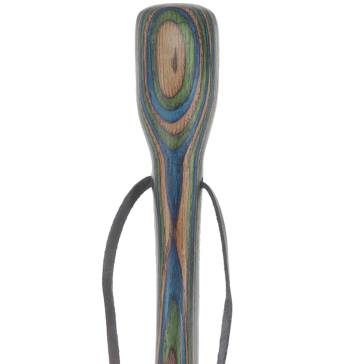 USA-Made Dark Blue/Green/Brown Hiking Staff: Birch, Compass Colortone Classic Hiking Staffs - Tophatter Daily Deals