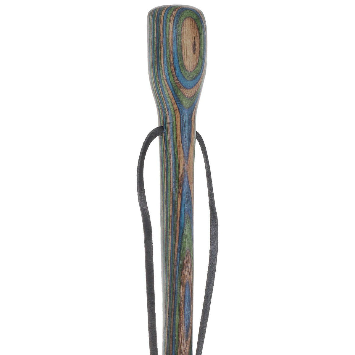 USA-Made Dark Blue/Green/Brown Hiking Staff: Birch, Compass Colortone Classic Hiking Staffs - Tophatter Daily Deals