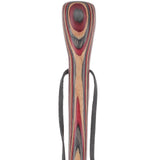 USA-Made Twisted Hiking Staff Ruby Ridge Colorwood & Compass Colortone Classic Hiking Staffs - Tophatter Daily Deals