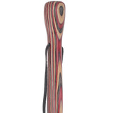 USA-Made Twisted Hiking Staff Ruby Ridge Colorwood & Compass Colortone Classic Hiking Staffs - Tophatter Daily Deals