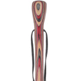 USA-Made Twisted Hiking Staff Ruby Ridge Colorwood & Compass Colortone Classic Hiking Staffs - Tophatter Daily Deals