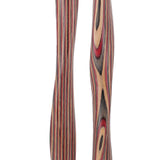 USA-Made Twisted Hiking Staff Ruby Ridge Colorwood & Compass Colortone Classic Hiking Staffs - Tophatter Daily Deals