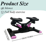 V-Shaped Mini Stepper with Resistance Bands Fitness - Tophatter Daily Deals