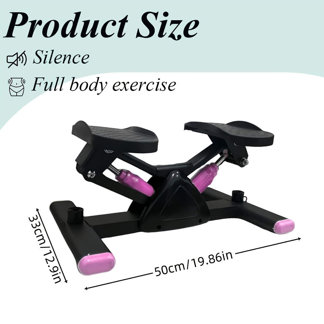 V-Shaped Mini Stepper with Resistance Bands Fitness - Tophatter Daily Deals