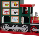 Santa Express Train Christmas Advent Calendar | Wooden Train Advent Calendar Advent Calendar - Tophatter Daily Deals