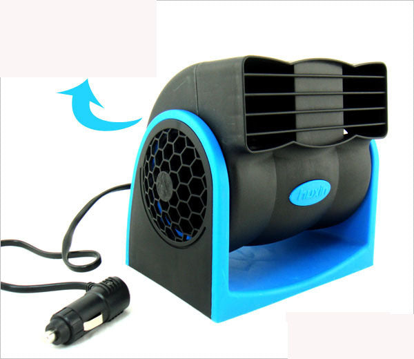 Adjustable Universal Car Electric Air Cooling Fan Black 0 - Tophatter Daily Deals