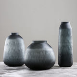 Black Small Mouth Glass Vase Home 0 - Tophatter Daily Deals
