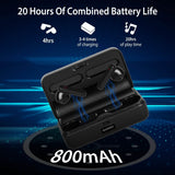5.3 TWS Wireless Earbuds Touch Control Headphone Headphones - Tophatter Daily Deals