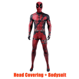 Adult & Kids Deadpool Costume with Mask and Accessories - Marvel Superhero Outfit for Halloween Halloween Costumes - Tophatter Daily Deals