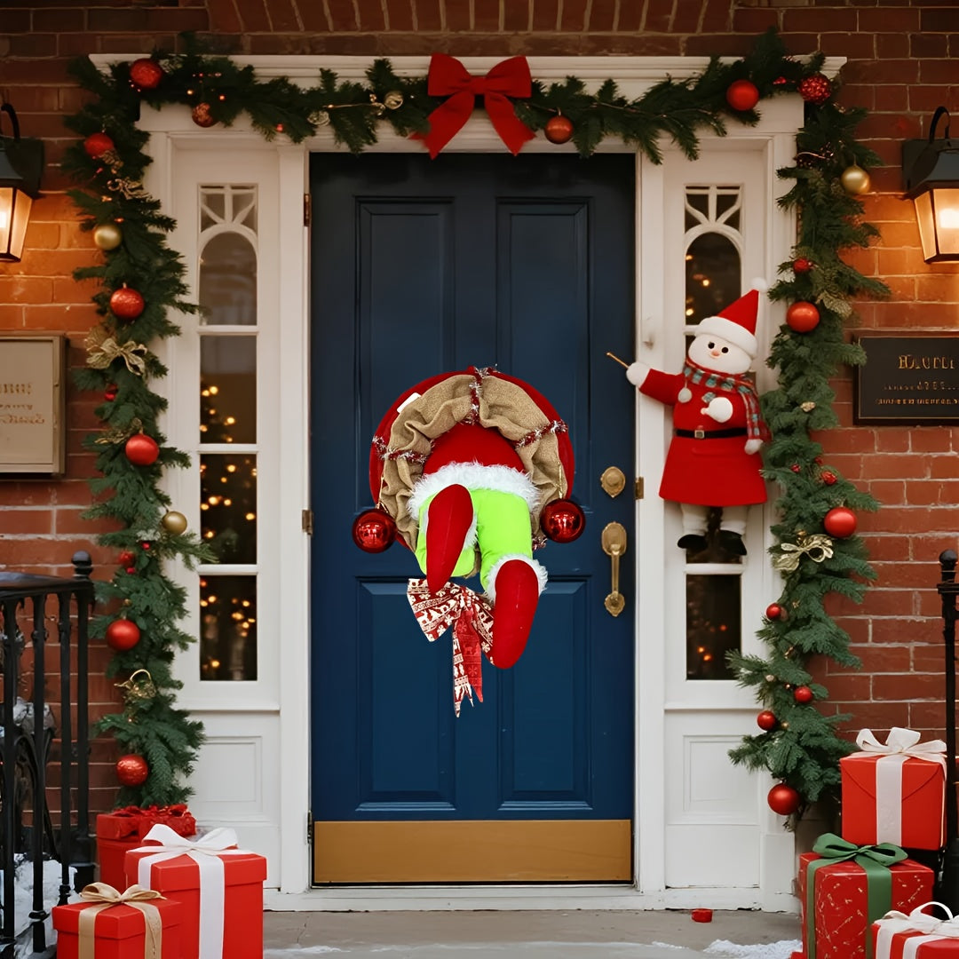 Christmas Wreath Anime Wall Hanging Decor Christmas - Tophatter Daily Deals