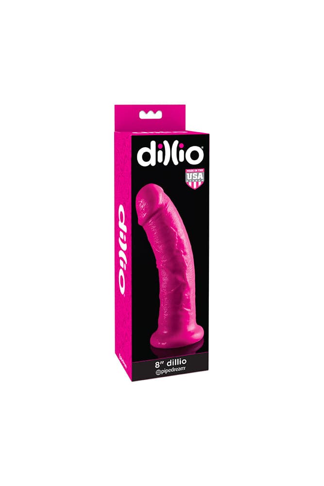 Pipedream - Dillio - Realistic Dildo - 8 inch - Pink Sex Toy - Tophatter Daily Deals