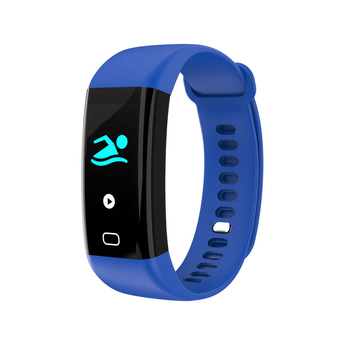 Big Screen Smart Band Bluetooth Riding Exercise Blue 0 - Tophatter Daily Deals