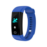 Big Screen Smart Band Bluetooth Riding Exercise Blue 0 - Tophatter Daily Deals