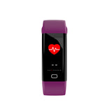 Big Screen Smart Band Bluetooth Riding Exercise Violet 0 - Tophatter Daily Deals
