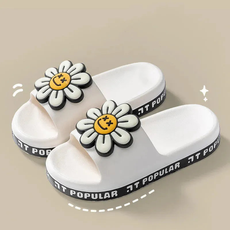 Bloom Boostersâ„¢ Kawaii Slippers for Fancy Feet! White Slippers - Tophatter Daily Deals