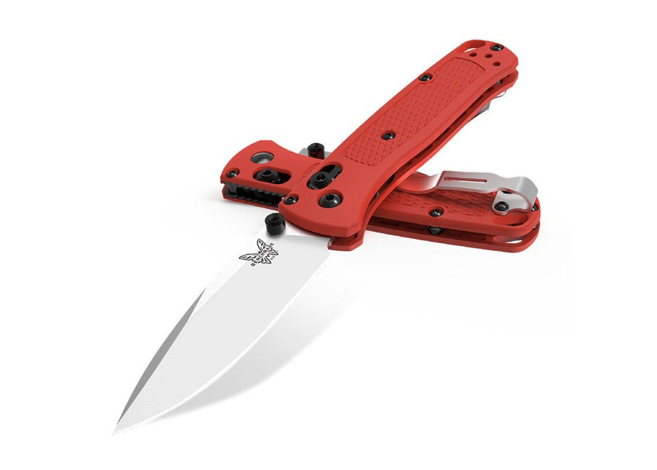 Benchmade Mini Bugout - AXIS Lock - Mesa Red Grivory - 533-04 Knives - Tophatter Daily Deals