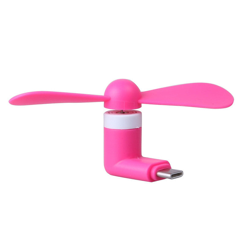 Android phone fan Type C Pink A 0 - Tophatter Daily Deals