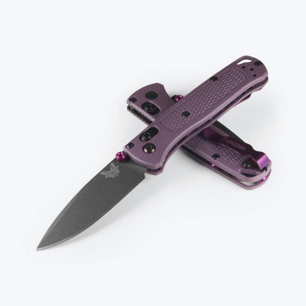 Benchmade Mini Bugout - AXIS Lock - Dark Purple Grivory - 533GY-09 Knives - Tophatter Daily Deals
