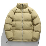 Warm Relaxed Men Down Coat - Boxy Puffer, Polyester, Urban 3D Changing Face Moving Picture Frame - Tophatter Daily Deals