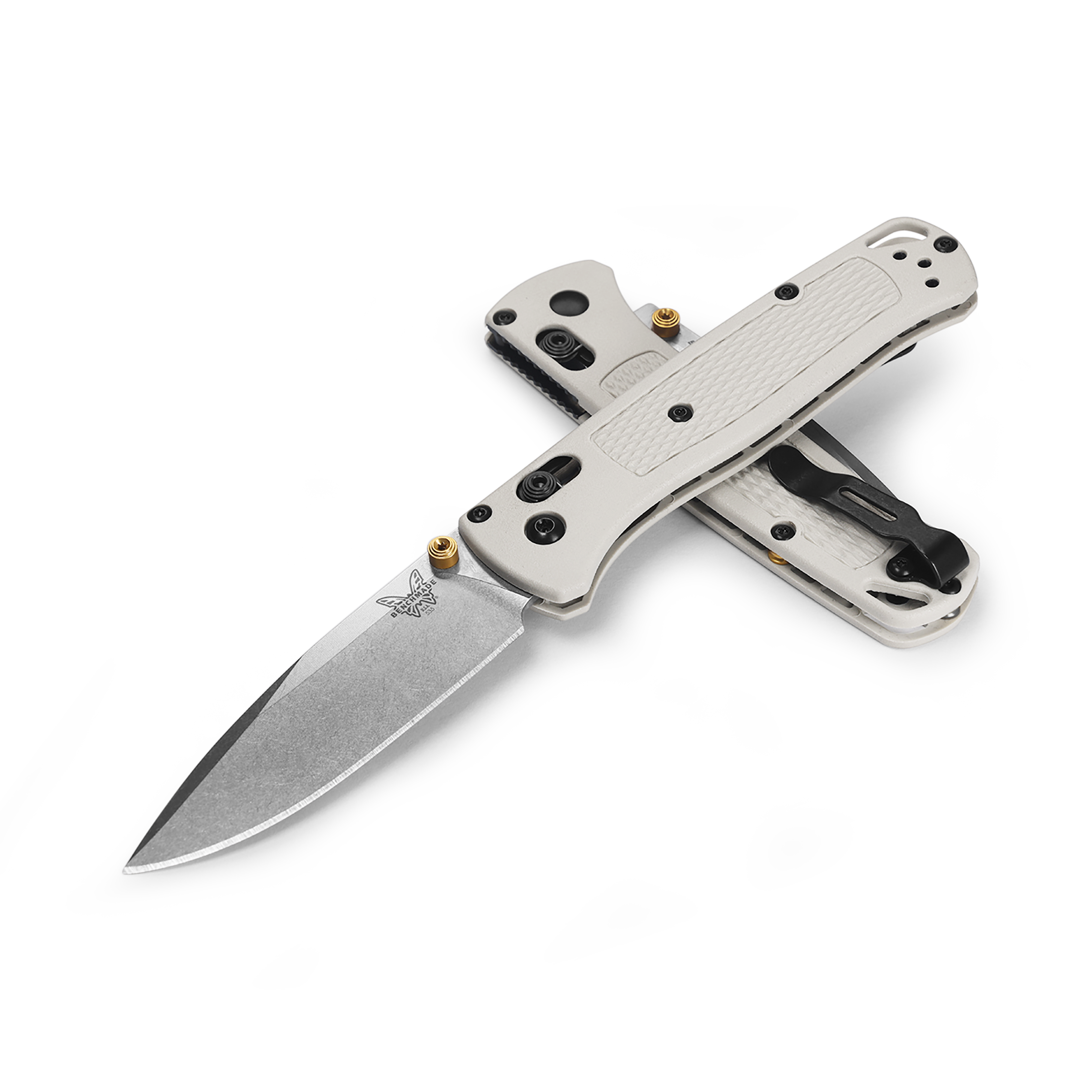 Benchmade Bugout - AXIS Lock - Tan Grivory Handle - 535-12 Knives - Tophatter Daily Deals